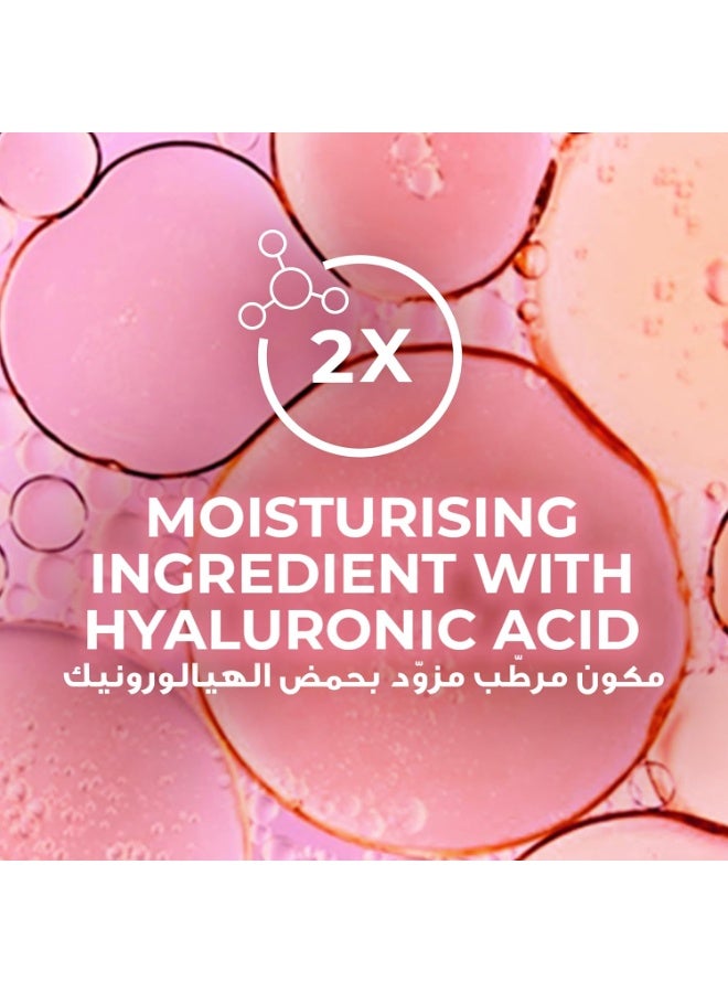 لوكس غسول الجسم لوكس برائحة الياسمين المخملي الرقيقة، مع خلاصة مرطبة مضاعفة، وحمض الهيالورونيك رباعي الأبعاد، 250 مل - Image 5